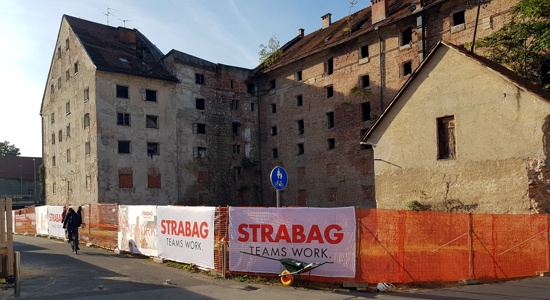 Vidni beli betoni pri prenovi Cukrarne v Ljubljani