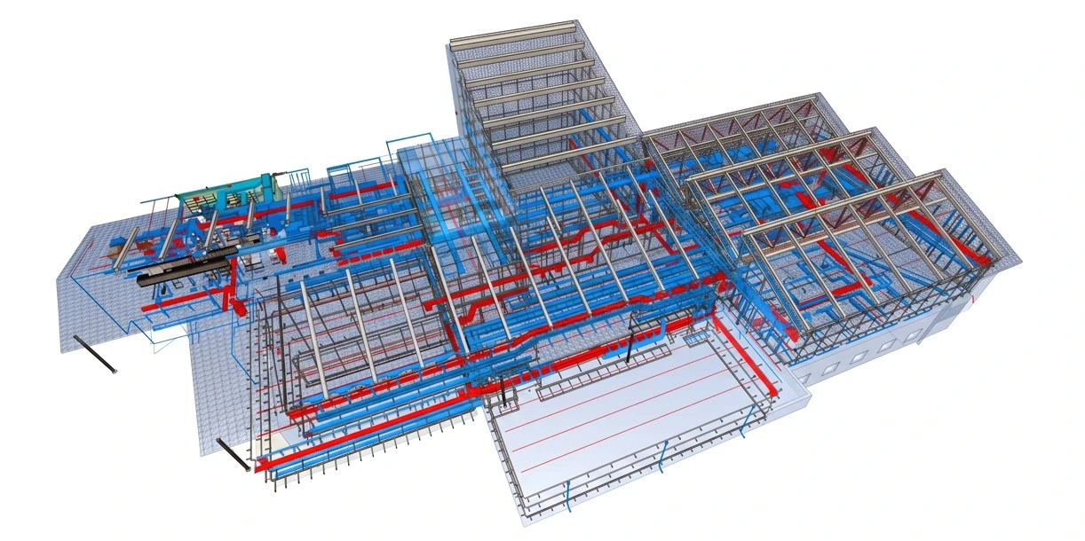 BIM model objekta. Posnetek zaslona: arhiv ELEA iC